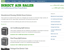 Tablet Screenshot of directairsales.net